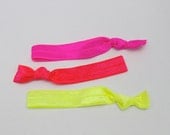 Neon Hair Tie Set