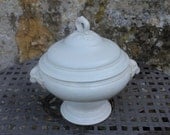 Sold to LP, please do not buy.....Sarreguemine Soupiere, Tureen Vintage French
