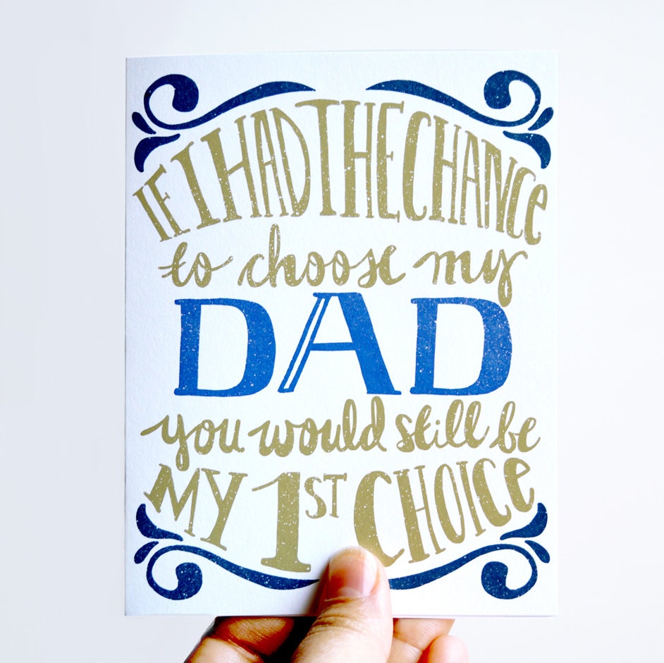 Father's Day Card. Any Ocassion card. Blank Card. For Him.