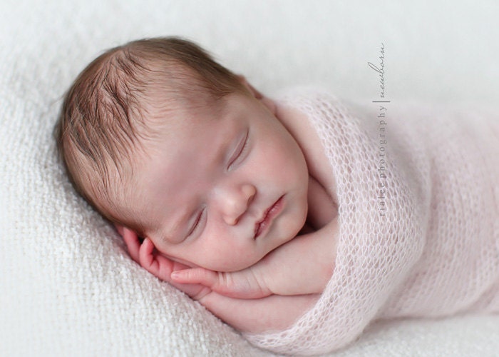 Mohair wrap Baby wrap Newborn baby wrap Photography prop Knit mohair blanket Stretching baby wrap Baby cocoon