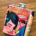 Girls Romances Vintage Comic Book Stainless Steel Hip Flask