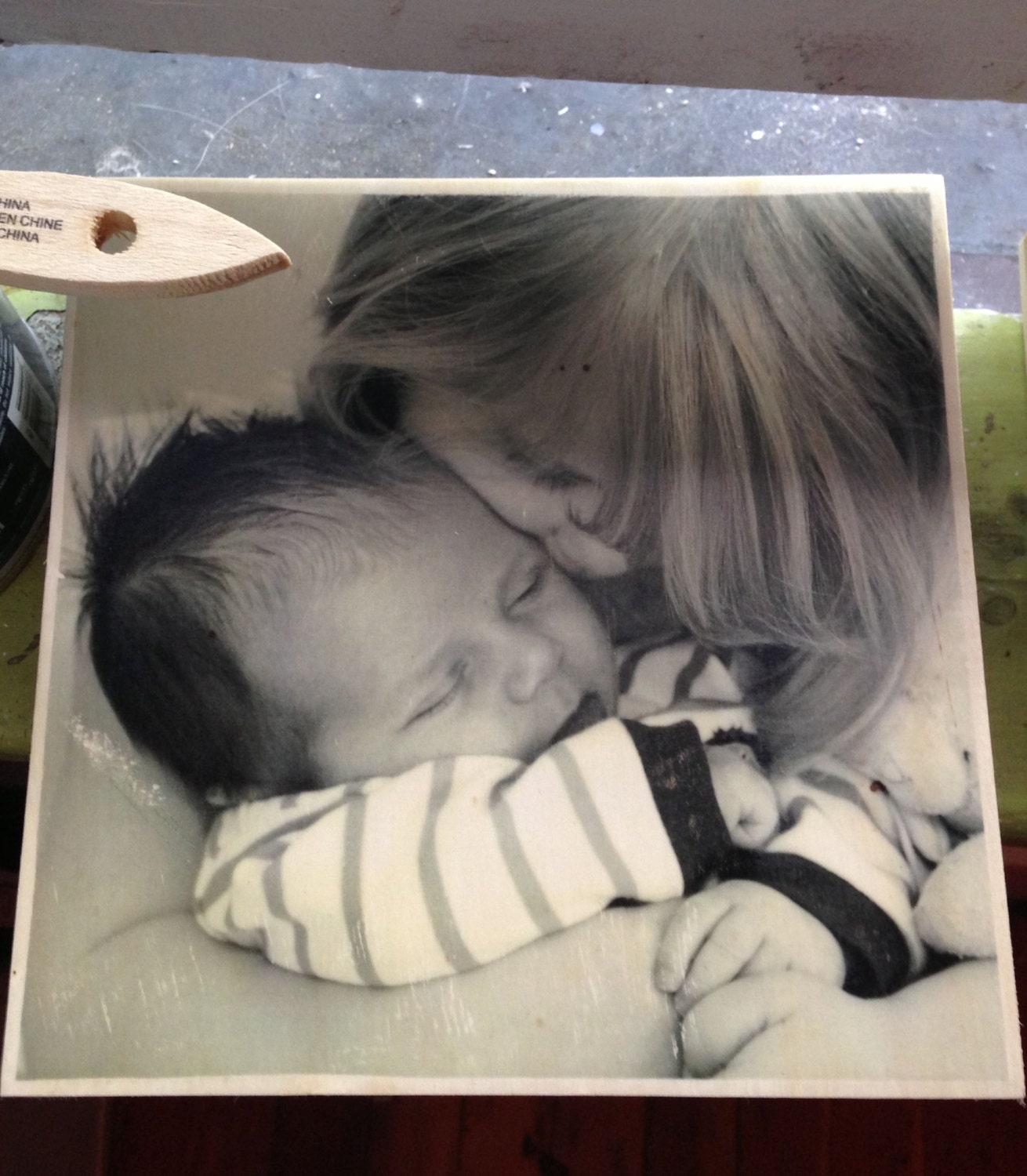 Customized Photo Transfer Wood Block - Your Image