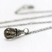 Tourmalinated Quartz Necklace, Oxidized Sterling Silver Wire Wrapped Black Rutilated Quartz Pendant Necklace