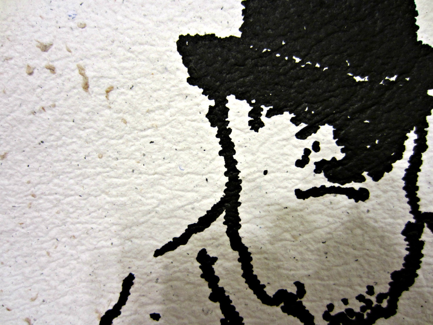 Charles Darwin Art Print On Handmade Paper - Science Lover Screenprint - Evolutionary Biology Scientist