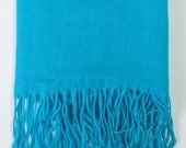 OCEAN Cashmere Pashmina Silk Scarf
