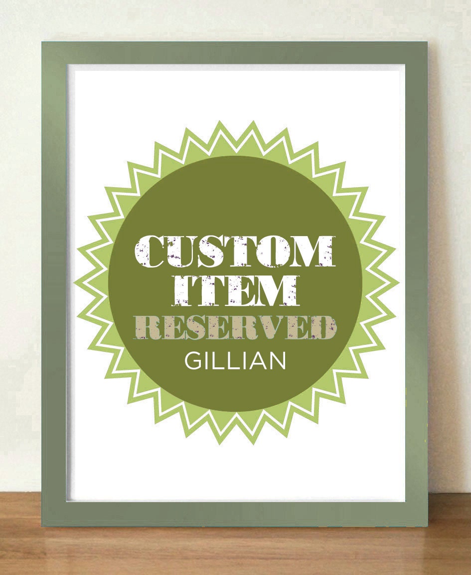 Custom listing for Gillian, Two prints, 39 x 49cm