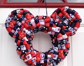Cruise Ship Mickey Mouse Ribbon Wreath