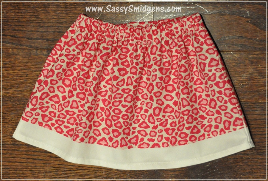 Pink Leopard Skirt