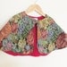 Children clothing -  Girls Jacquard Tapestry Capelet Cloak..sizes 1 year- 5 years kids children toddler girlsandboys
