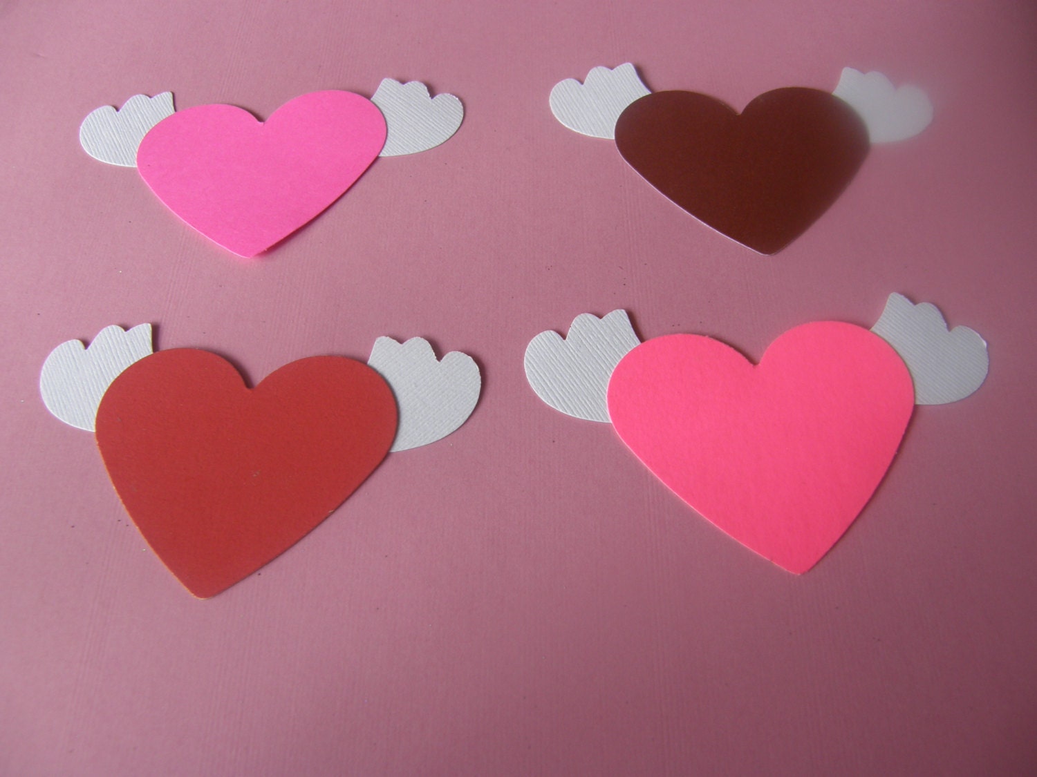 25 Hearts with Wings