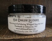 Old English Lavender Whipped Soap Salt Scrub SALE