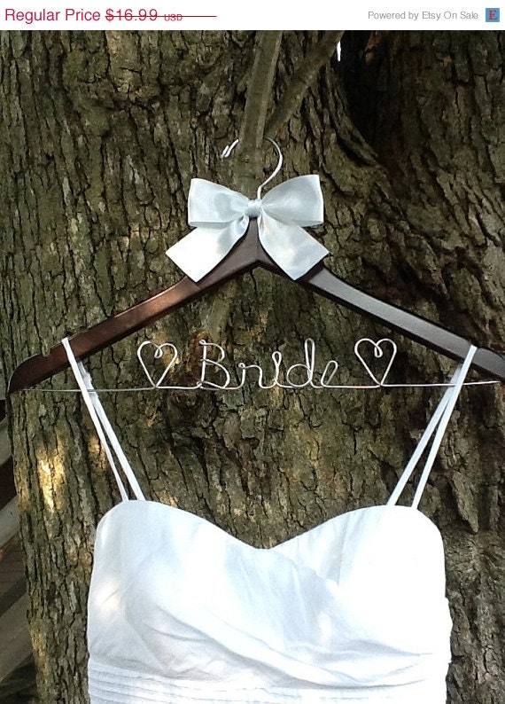 HUGE SALE Personalized Custom Bridal Hanger / Brides Hanger / Bride / Name Hanger / Wedding Hanger /Personalized Bridal Gift