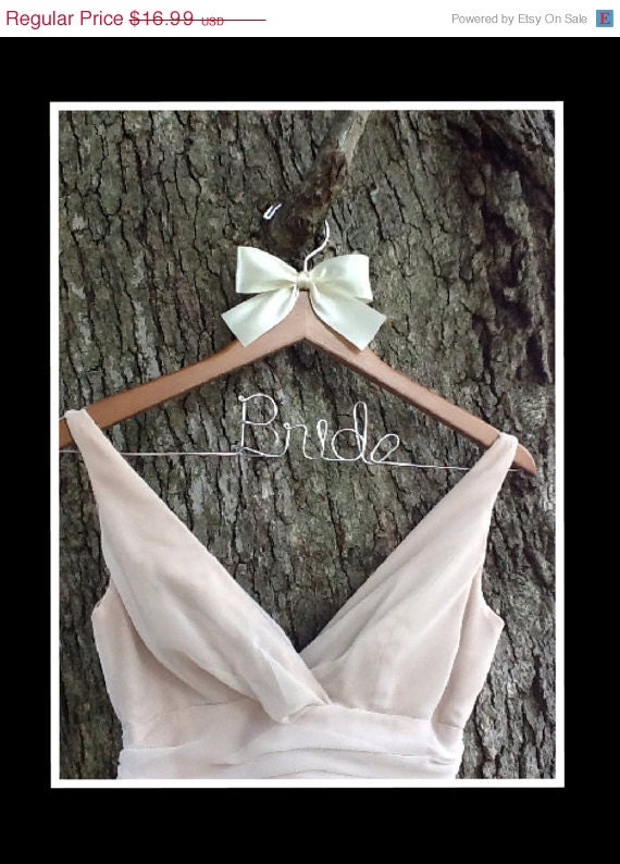 HUGE SALE SALE / personalized Bridal hanger/ perfect bridal shower gift , u pick any name , bridal party gift