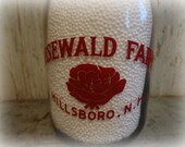 1946 antique rosewald farm milk bottle / RARE / EPSTeam
