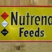 Authentic Vintage Nutrena Feeds Metal advertising Sign