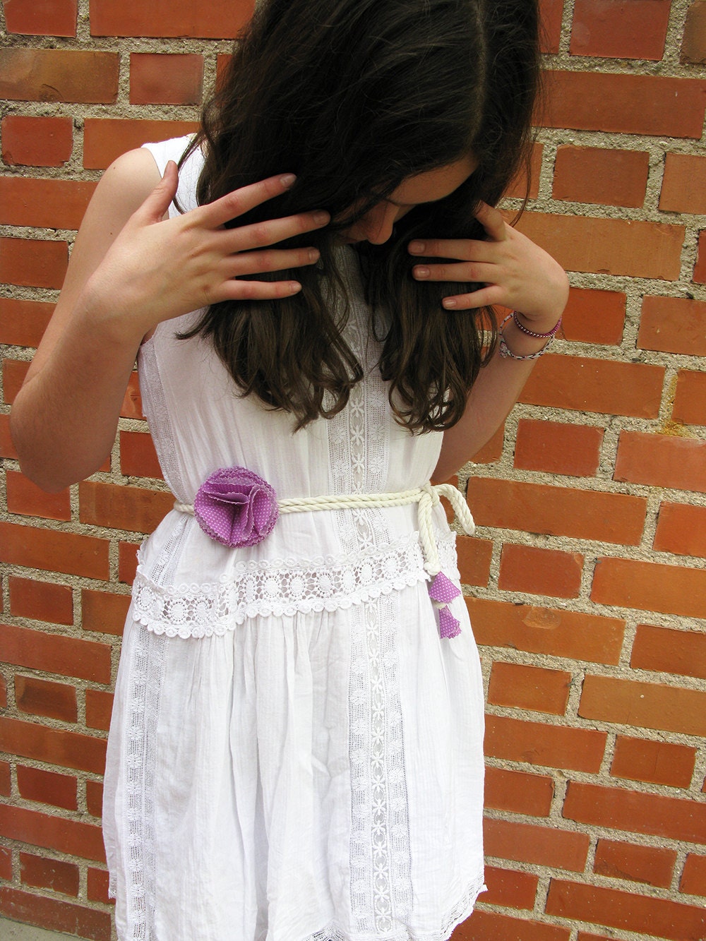 Flower belt - Purple flower