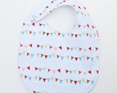 Baby bib - Bunting banners