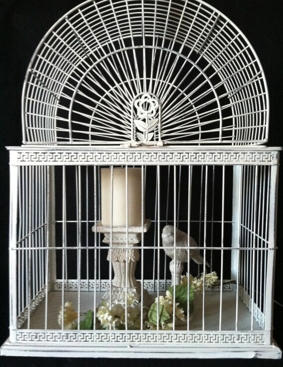 Beautiful Large Dome Top Bird Cage / Table by ReFeatherYourNest