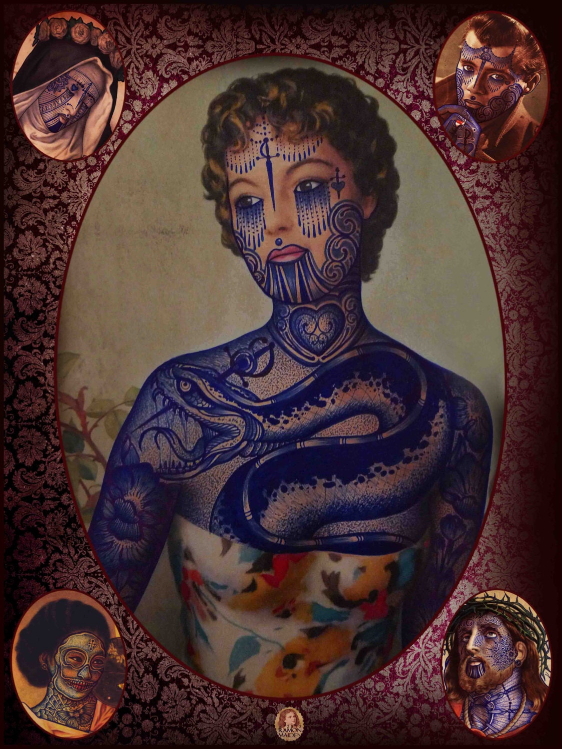 Ramon Maiden limited  numbered and signed prints.