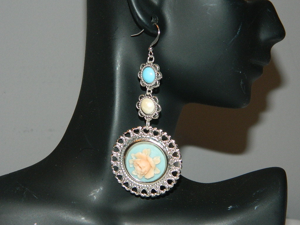 Long dangle earrings