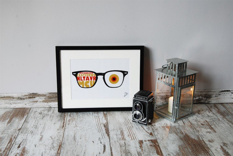 Poster "Glasses & Monoyer"