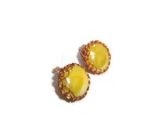 Mosiac Wire Wrap Studd Earrings