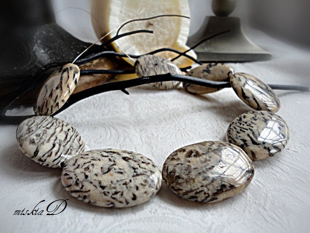 Oval Jasper Bead, Large Brown Jasper Bead, Focal Jasper Beads,Gemstone Oval Bead, Supply,Craft Supply,Gemstone Supply