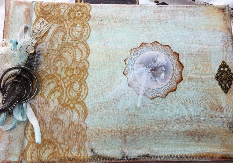 Custom Vintage Wedding Photo Album