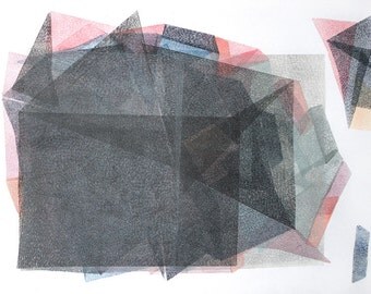 ORIGINAL LINOCUT Secret VI."