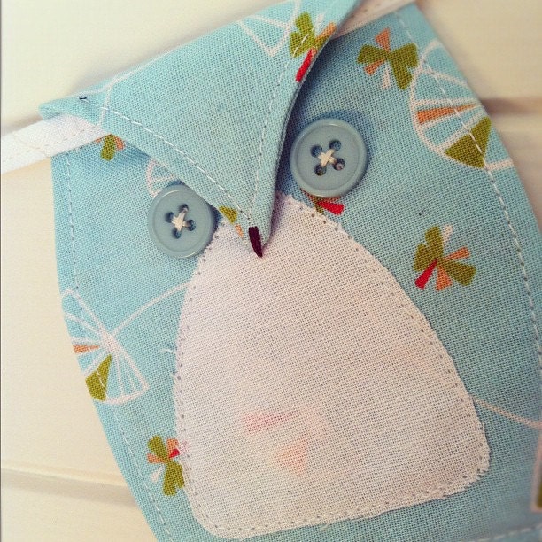 Custom Fabric Owl Bunting Garland for baby, children, nursery or home decor. Choose your fabrics.