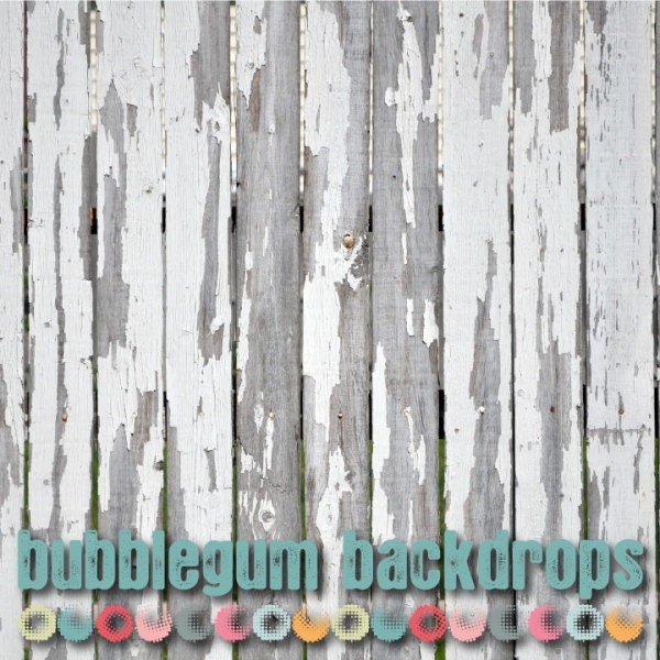 Old Cracked fence - 42" x 42"  - Vinyl Photography  Backdrop Photo Prop