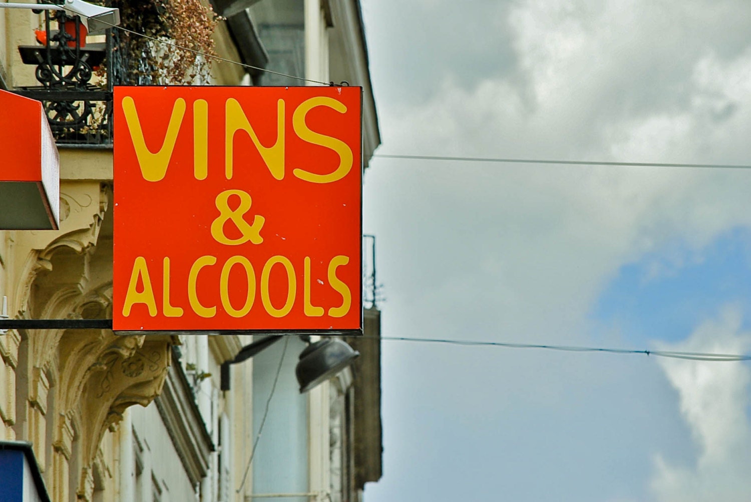 Parisian Wine and Spirits Shop,Vins and Alcools,Storefront,Paris,Photography,10x15-othersizes available,liquor store,Signage,French Home