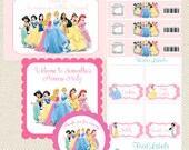 Disney Princess Inspired Personalized Printable Party Package- DIY File Il_170x135