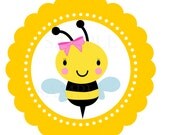 Bumble Bee Gift Tags - Printable DIY File Il_170x135