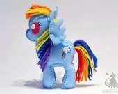 Rainbow Dash My Little Pony Petite Plush