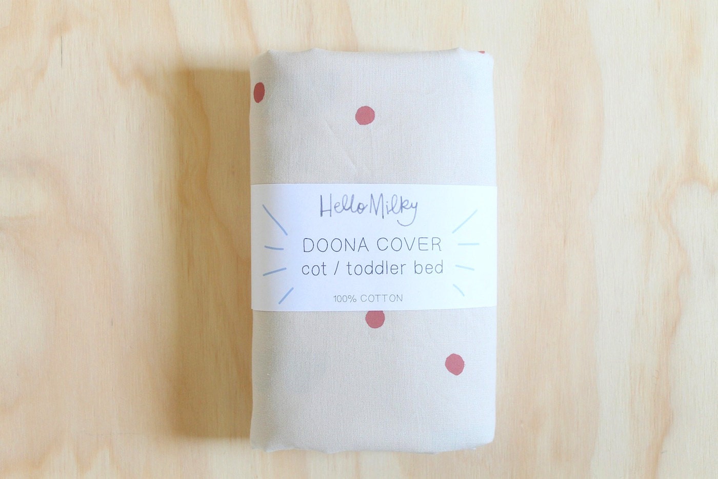Cot / Toddler Bed Doona Cover - Spotty