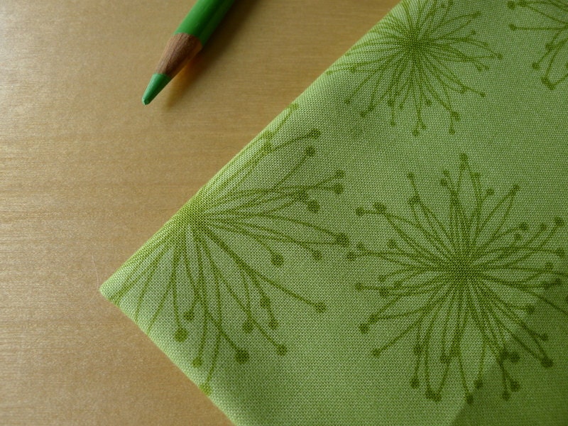 Comma - Zen Chic for Moda - Nigella Lime HALF YARD