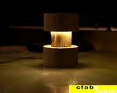 Organic LED Coffee Table Night Lamp Hign Output OT-Lite Concrete Circular Cylindrical Round Bar Club Bedroom Bathroom Den