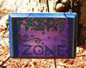Wooden Hand Painted Fairy Garden Sign
