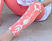 Ikat Love Kids Leggings Coral
