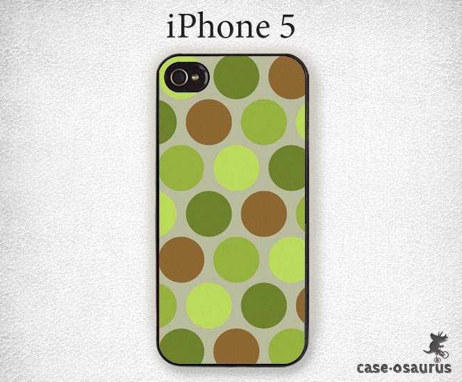 iPhone 5 Dots Pattern Case  - 'Wasabi Mantis'