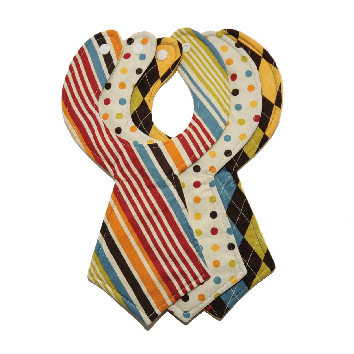 Designer Baby Necktie Bibs (Set of 3)