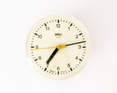 Original Vintage German Wall Clock Braun ABW 21