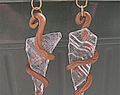Glass Dangle Earrings