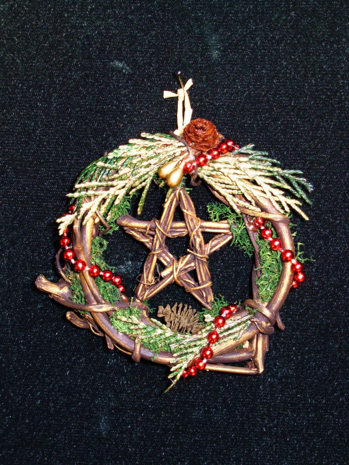 Small Yule Pentacle Wreath
