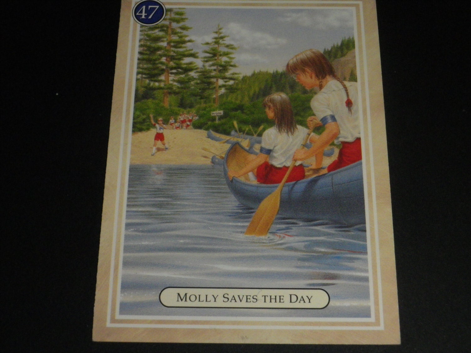 Molly Saves The Day Card 47 Vintage American Girl Trading Card The American Girls Collection