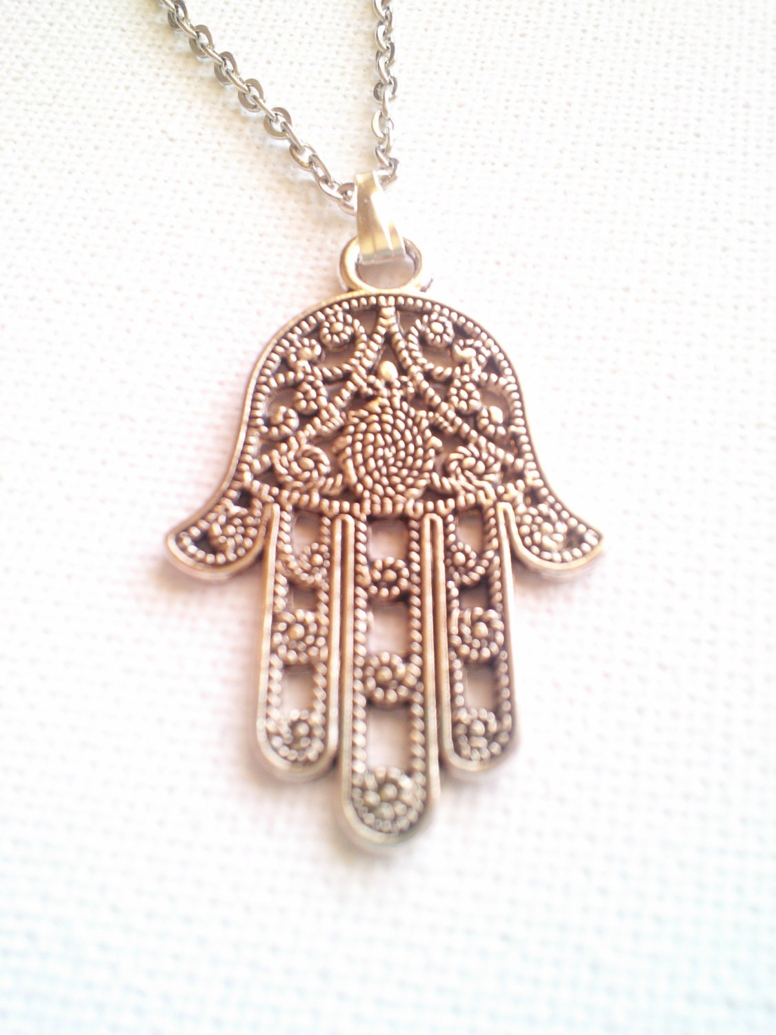 Hamsa hand necklace