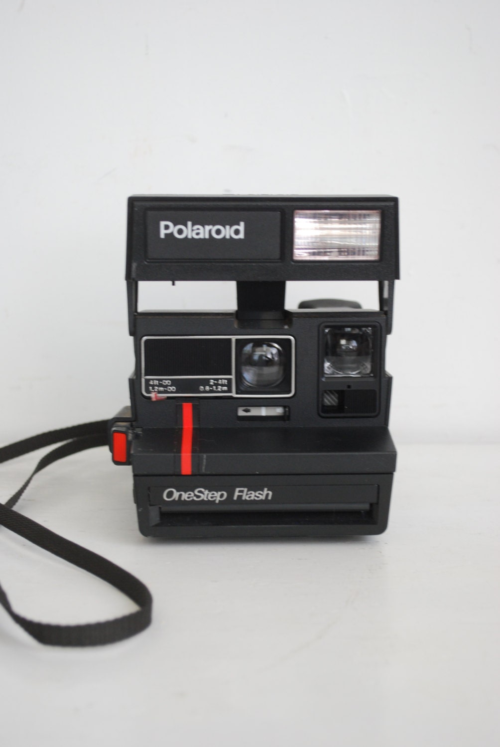 Polaroid One Step Flash Camera - Instant Photography Photo Black 1980s  Collectable Home Decor Decoration