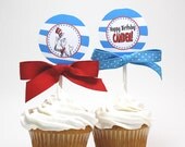 DR SEUSS Birthday Cupcake Toppers Printable Il_170x135