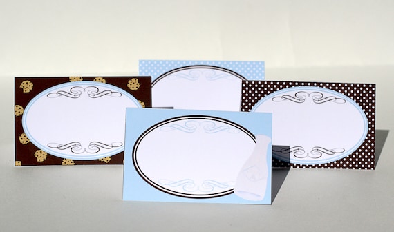 Buffet Cards Printable - MILK AND COOKIES Il_570xn